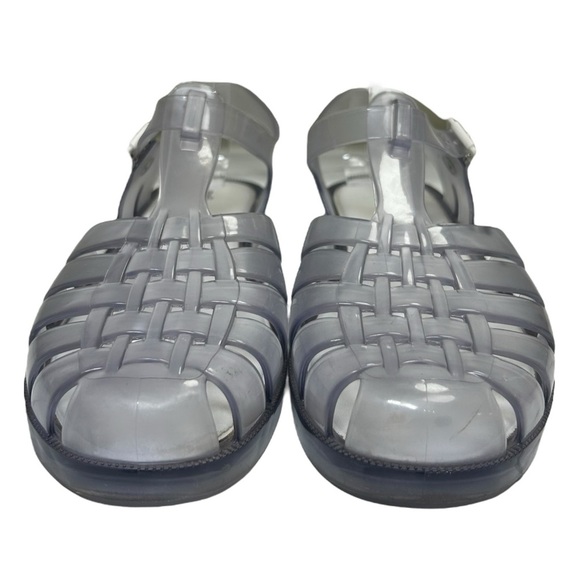 Melissa - Women’s ‘Possession' Jelly Fisherman Flat Sandals - Clear, Size 8 US - Picture 11 of 16